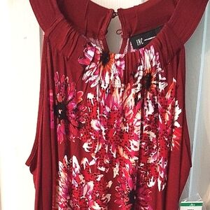 Beautiful INC beaded top, NWT, Size Large